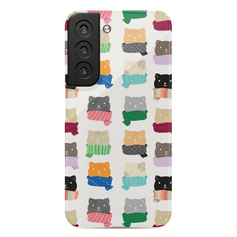 Cats In Scarfs Pattern Phone Case